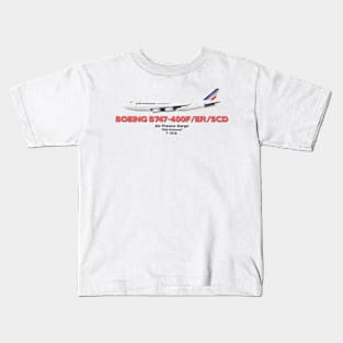Boeing B747-400F/ER/SCD - Air France Cargo "Old Colours" Kids T-Shirt